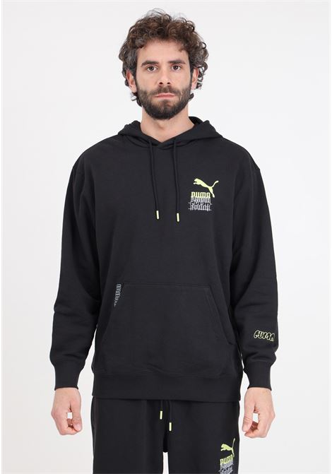 Brandlove graphic hoodie black men's sweatshirt PUMA | 62429801