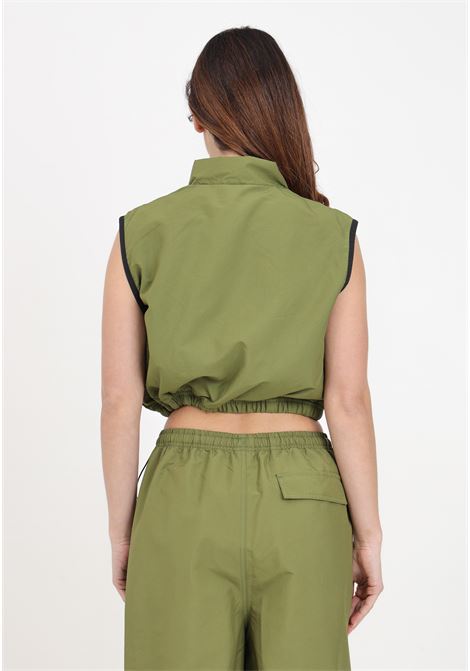 Gilet da donna Dare to woven vest verde oliva PUMA | Gilet | 62429933