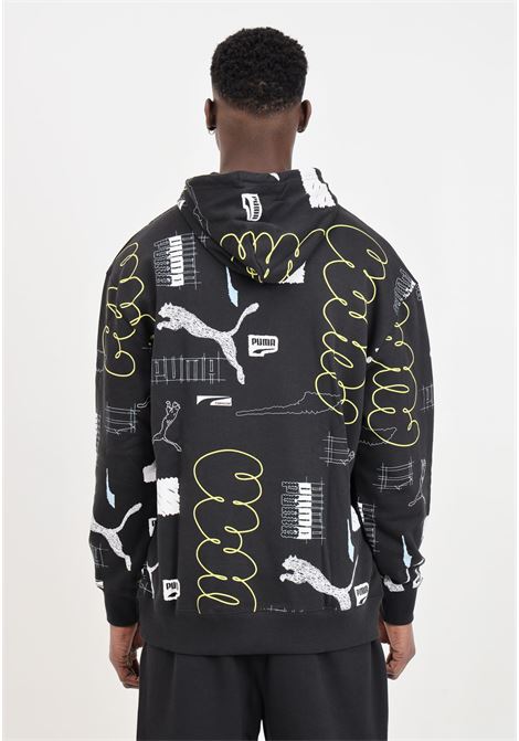 CLASSICS Brand Love black hoodie for men PUMA | Hoodie | 62430001