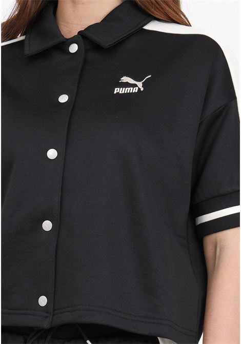 Camicia da donna nero T7 Tracket Jacket PUMA | Camicie | 62434301