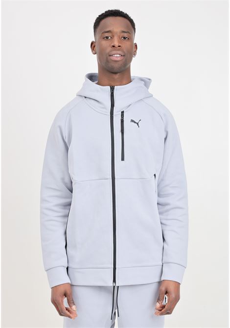 Men's Essentials+ Tape gray hoodie PUMA | Hoodie | 62438563