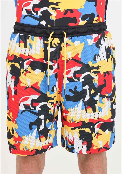 Shorts da uomo neri Winners cirle mesh PUMA | Shorts | 62479501