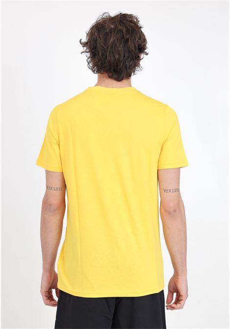 T-shirt da uomo gialla Tsa tee 5 con stampa logo a contrasto PUMA | 62482401