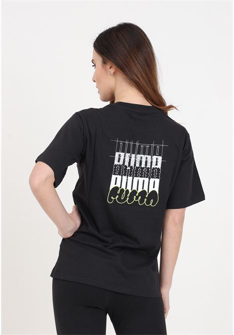 Classics brand love black women's t-shirt PUMA | 62497201