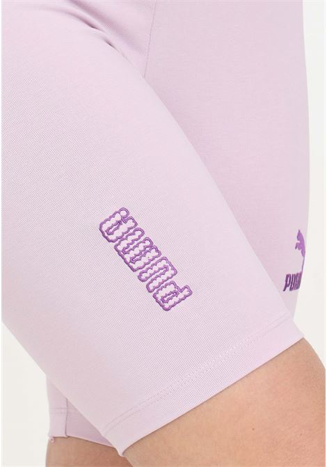 Shorts da donna lilla Classics tight PUMA | Shorts | 62497460