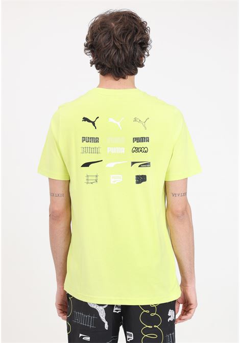 Lime green men's t-shirt Brand love Graphic PUMA | T-shirt | 62502838
