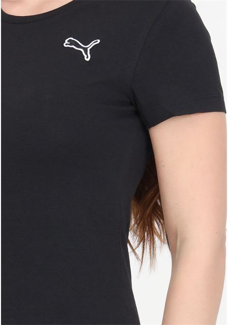 T-shirt da donna nera Better essentials PUMA | 67598601