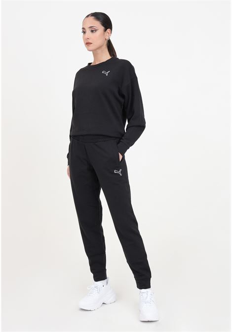 Better essentials crew women's black tracksuit trousers PUMA | Pants | 67598901