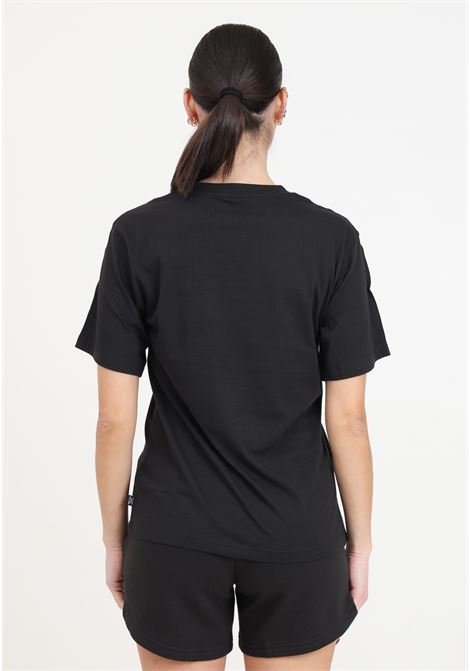 Ess Tape Black and White Women's T-Shirt PUMA | 67599401