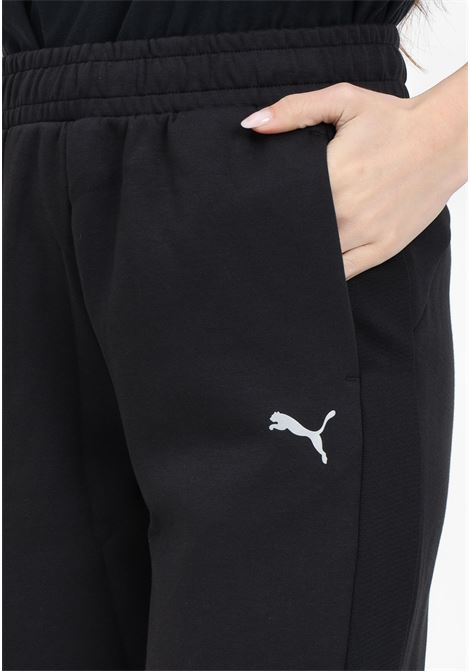 Pantaloni da donna neri Evostripe high-waist PUMA | Pantaloni | 67788001
