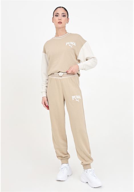 Puma SQUAD Pants TR women's sports trousers beige PUMA | Pants | 67790183