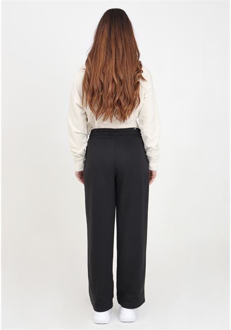 Pantaloni da donna neri Essentials Straight leg PUMA | Pantaloni | 67874501