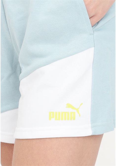 Puma power women's light blue shorts PUMA | Shorts | 67874622