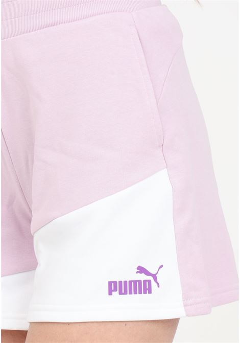 Shorts da donna lilla puma power PUMA | 67874660