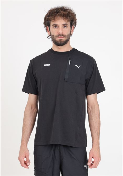 Desert road men's black sports t-shirt PUMA | T-shirt | 67892001