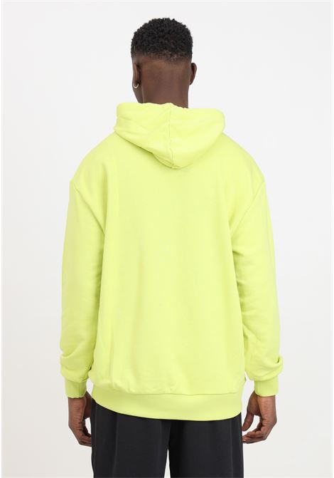 PUMA POWER men's neon yellow graphic hoodie PUMA | Hoodie | 67896338