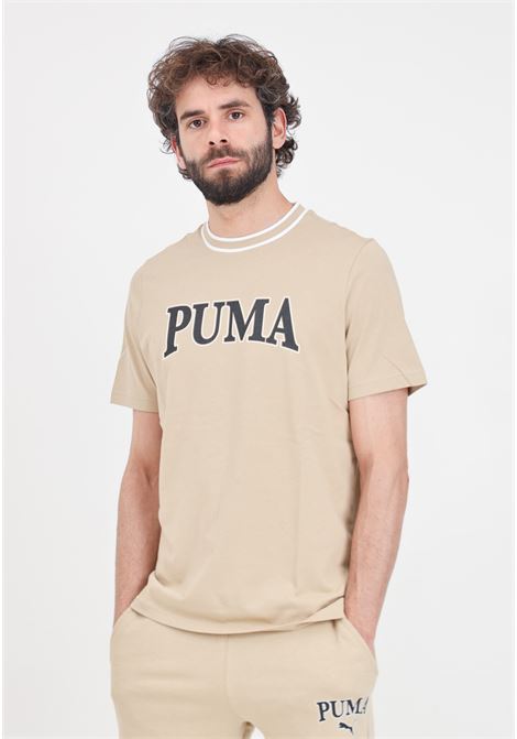 Puma squad graphic men's beige t-shirt PUMA | T-shirt | 67896783