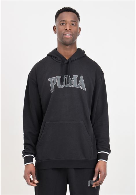 Puma squad black men's hooded sweatshirt PUMA | Hoodie | 67896901