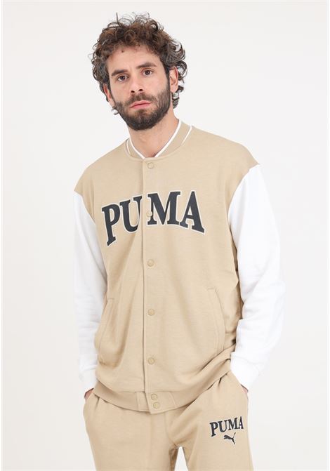 PUMA SQUAD beige track jacket for men PUMA | Jackets | 67897183