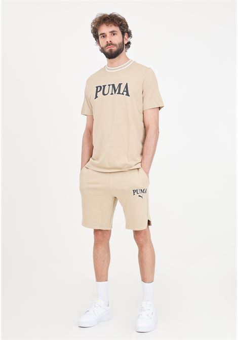 Shorts da uomo beige Puma squad PUMA | Shorts | 67897583