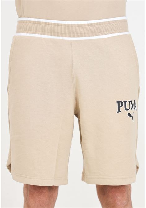 Shorts da uomo beige Puma squad PUMA | 67897583