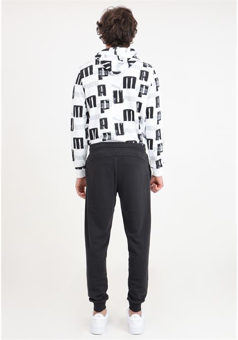Essentials+ logo lab sweatpants black men's trousers PUMA | 67898001