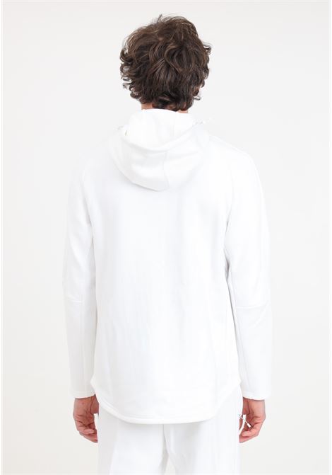 White sweatshirt with full zip and hood EVOSTRIPE for men PUMA | Hoodie | 67899502