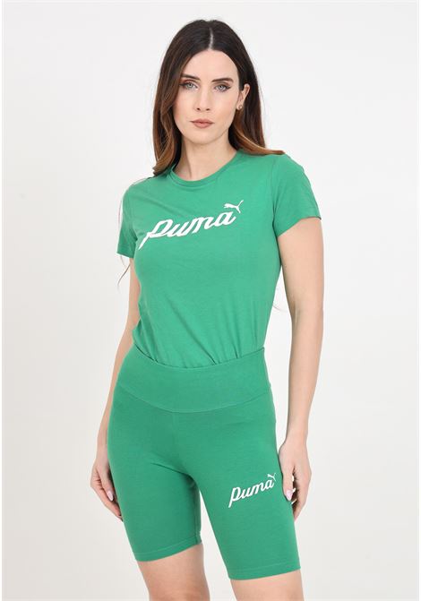 Shorts da donna verde Blossom 7 PUMA | Shorts | 67967886