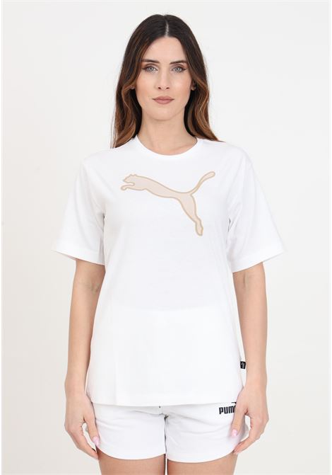 White women's t-shirt Her graphic tee PUMA | T-shirt | 67991402