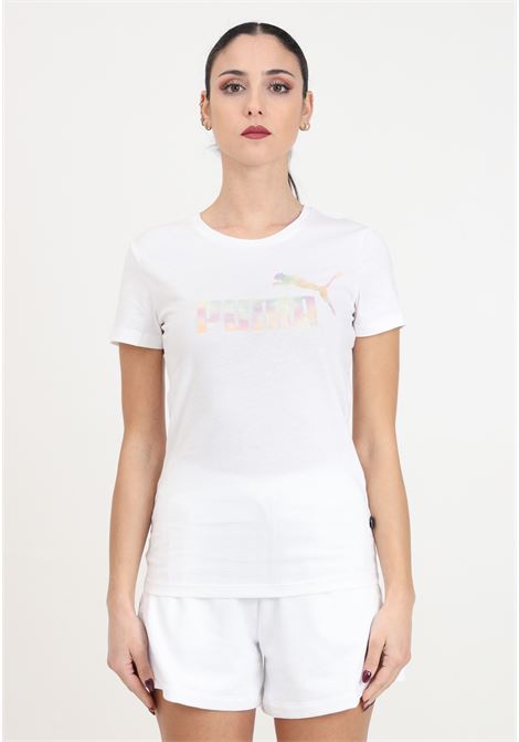 Ess+ summer daze white women's t-shirt PUMA | T-shirt | 67992102