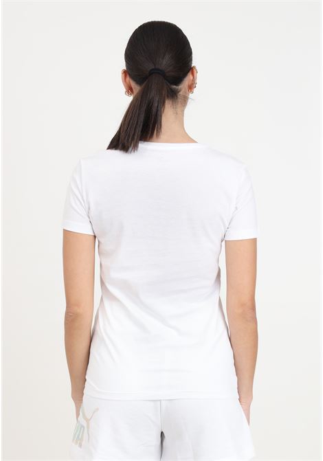 T-shirt da donna bianca Ess+ summer daze PUMA | 67992102
