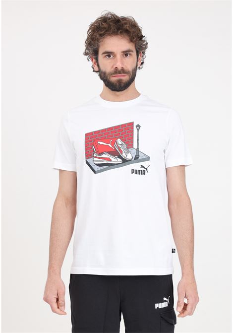 White men's t-shirt Graphics sneakers box PUMA | T-shirt | 68017502