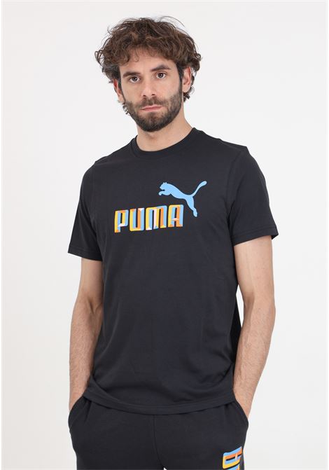 T-shirt sportiva nera da uomo Blank base PUMA | T-shirt | 68436301