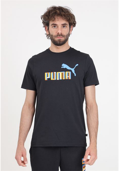 T-shirt sportiva nera da uomo Blank base PUMA | 68436301