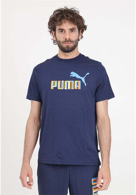 T-shirt sportiva blu da uomo Blank base PUMA | 68436302