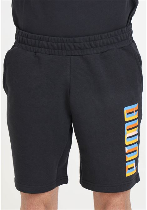 Blank basic black men's shorts PUMA | Shorts | 68436801
