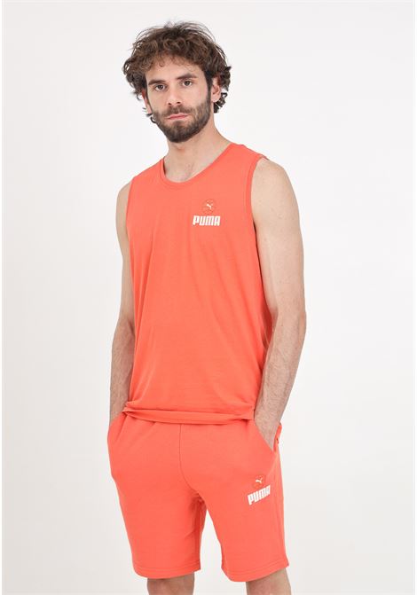 Blank basic orange men's shorts PUMA | Shorts | 68436902