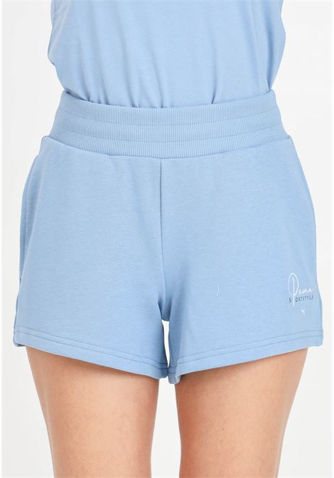 Shorts da donna celesti Blank base PUMA | Shorts | 68480102