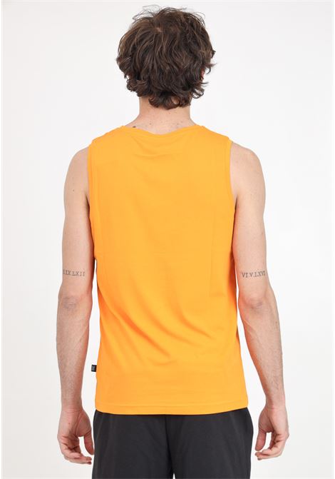Blank basic orange men's sleeveless t-shirt PUMA | 68480502
