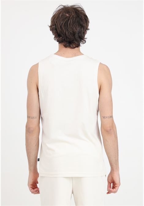 Blank basic beige men's sleeveless t-shirt PUMA | 68480503