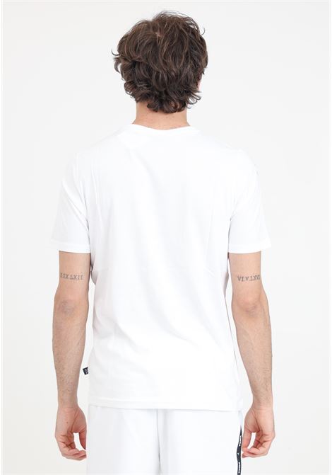 Essentials+ Tape Men's White Sports T-Shirt PUMA | 84738202