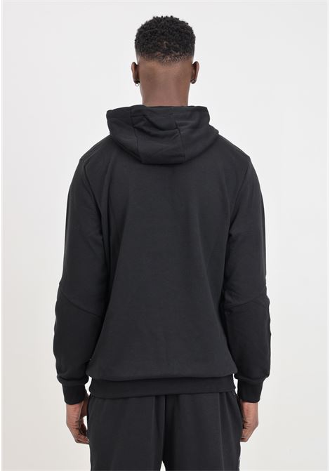 Black men's sweatshirt with hood and full zip PUMATECH PUMA | Hoodie | 84738501