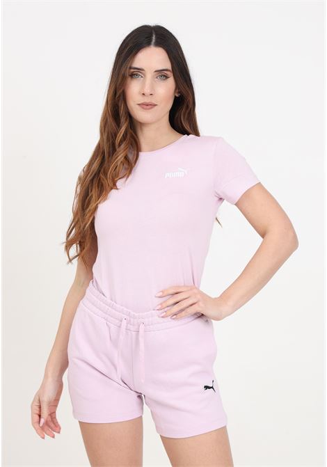 Ess+ Embroidery lilac women's t-shirt PUMA | T-shirt | 84833160