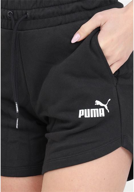 Ess High waist black women's shorts PUMA | 84833901
