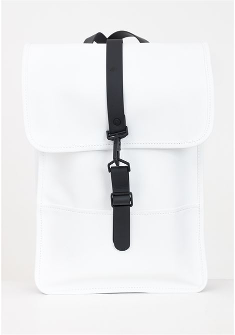 Zaino uomo donna bianco backpack mini RAINS | RA13020POW