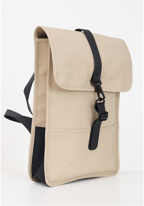 Zaino uomo donna beige backpack mini RAINS | RA13020SAN
