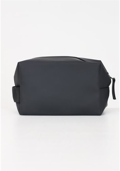 Pochette nera uomo donna wash bag small w3 RAINS | Borse | RA15580BLA