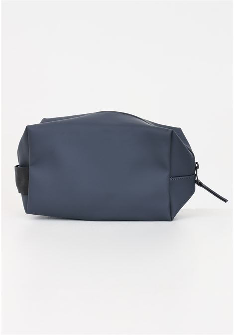 Pochette blu navy uomo donna wash bag small w3 RAINS | Borse | RA15580NAV