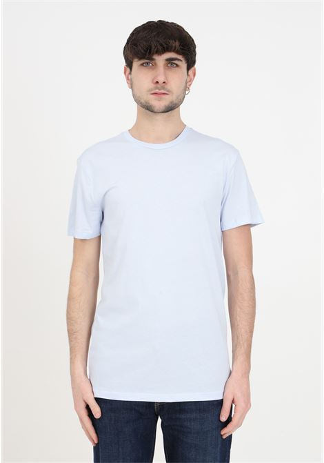 Men's and women's light blue oxford t-shirt with logo RALPH LAUREN | T-shirt | 714830304026OXFORD BLUE