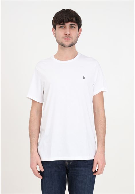 T-shirt uomo donna bianca con logo RALPH LAUREN | T-shirt | 714844756004WHITE